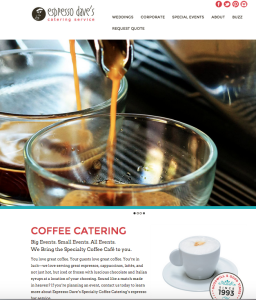 Espresso Dave's New Website